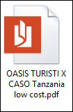 OASIS TURISTI X CASO - Tanzania low cost
